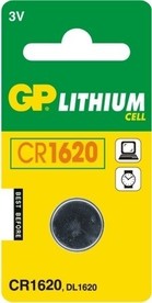 Батерия GP CR1620, DL1620, ECR1620, DL 1620, 5009LC, 208208, ECR1620, BR1620, LM1620, CR 1620