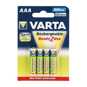 Акумулаторни батерии Varta AAA 800 mAh Ready 2 Use