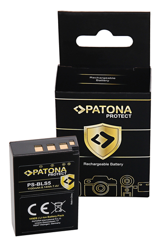Батерия Patona Protect за Olympus PS-BLS5, Olympus PS-BLS 5, Olympus BLS-5, Olympus BLS 5