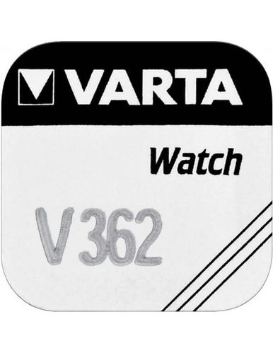Сребърна батерия Varta V362, AG11