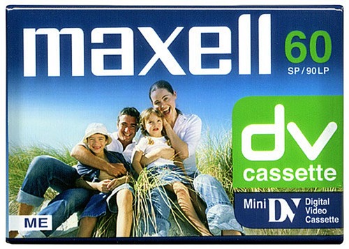 Цифрова видеокасета miniDV, mini DV Maxell