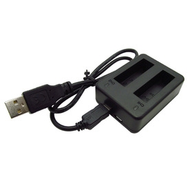 Двойно USB зарядно за батерии AHDBT-401 за GoPro 4