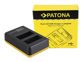 Двойно USB зарядно с дисплей за батерии Fujifilm NP-W126, Fujifilm NP-W126s