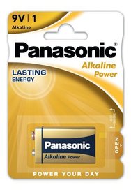 Алкална батерия Panasonic Alkaline Power 6LF22, 9V, 6LR61