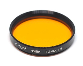 Оранжев филтър О-2.8х 72mm