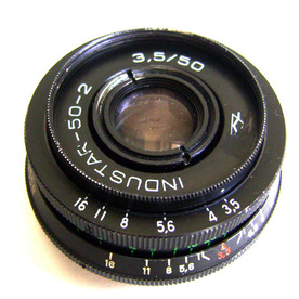 Обектив INDUSTAR-50-2 50mm f/3.5 на резба М42