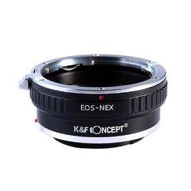 Преходник, адаптер K&F Concept от Canon EF, EOS към Sony E-mount, NEX