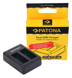 Двойно USB зарядно за батерии GoPro ADBAT-001 за камери GoPro 9