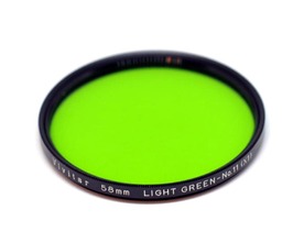 Цветен филтър Vivitar Light Green №11 (x1) 58mm