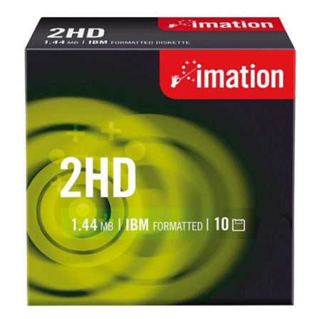 Флопи дискети Imation 2HD - 10 броя форматирани
