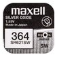 Сребърна батерия Maxell 364, SR 621 SW, G1